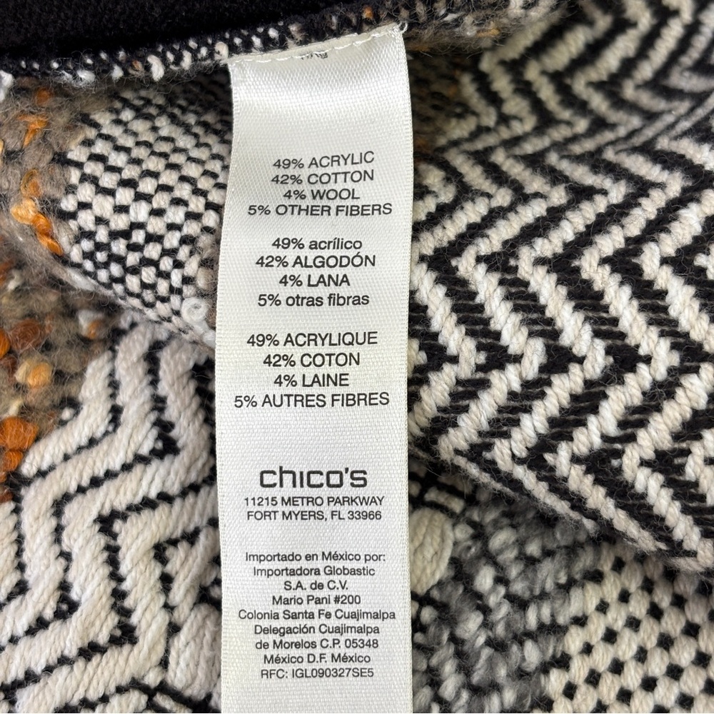 Chico’s Textured Patterned Open Front Cardigan - image 6